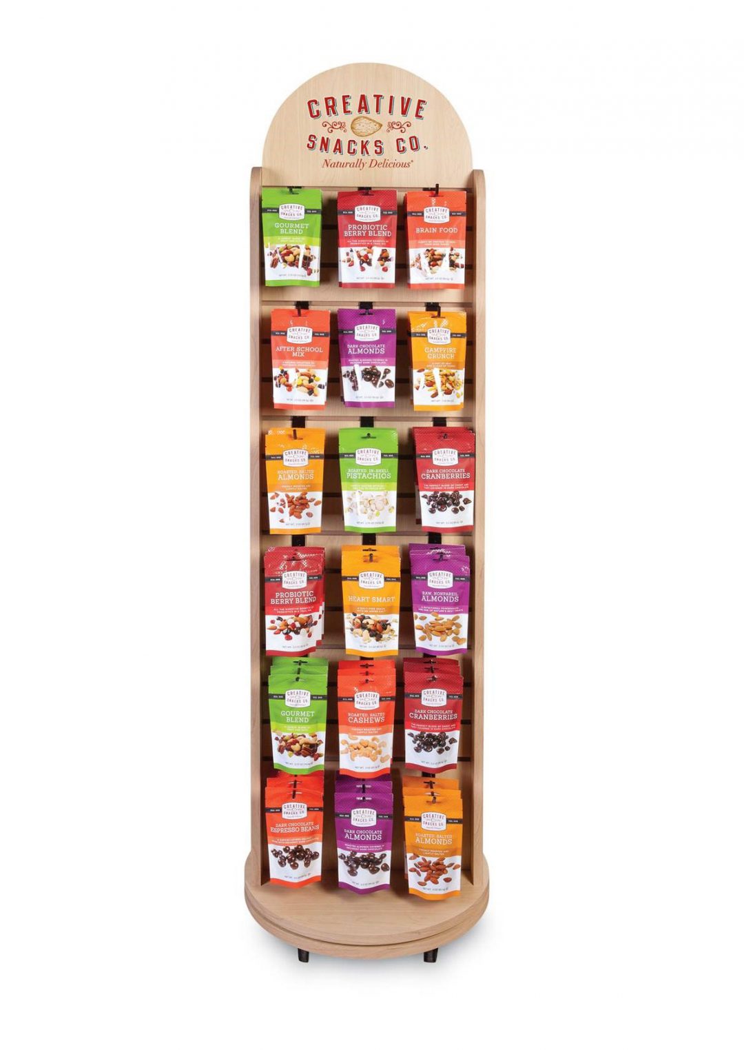 Peg Hook Spinner Snack Display Dunning Displays
