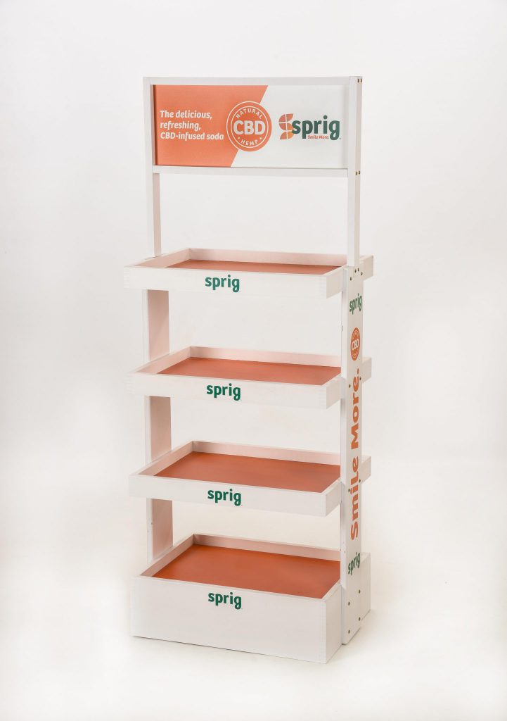 Spring Water Floor Display - Dunning Displays